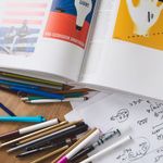 Graphic representation of learning materials and books