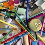 Symbolic icon for creativity and artistic expression